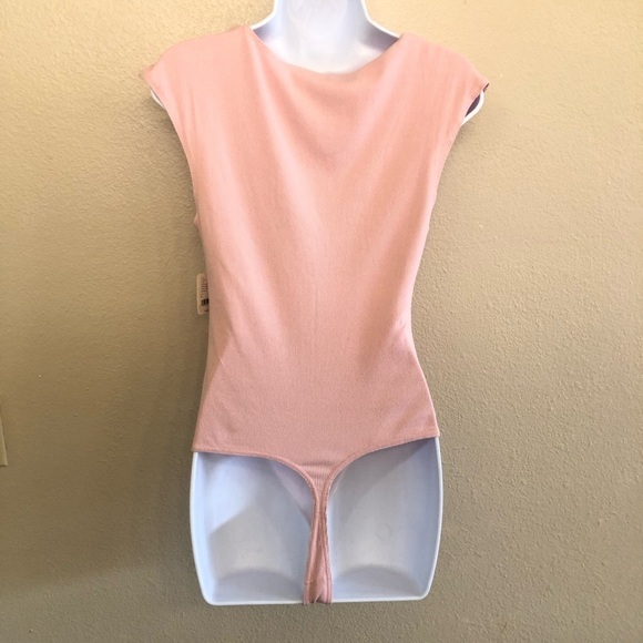 Free People Intimately FP Another Love Bodysuit in Silver Pink Size L - Picture 7 of 15